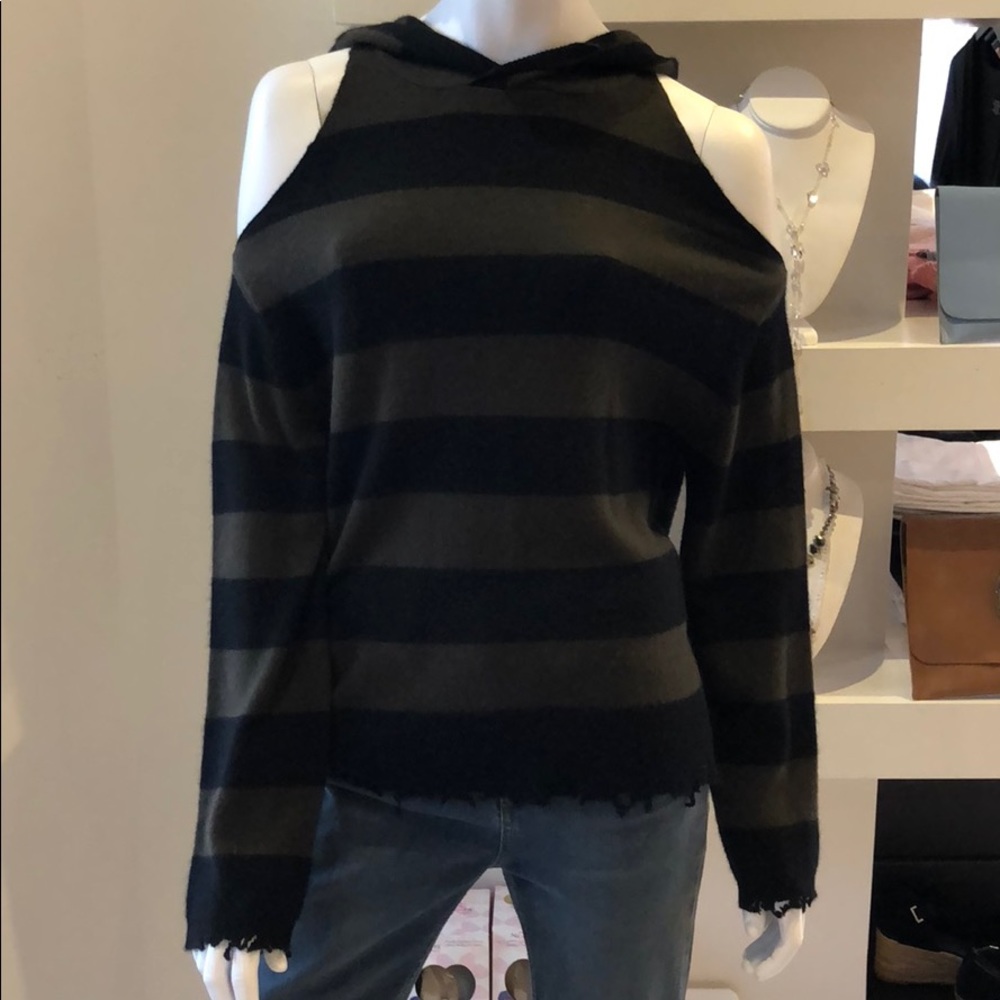 RtA Cold Shoulder Hoodie